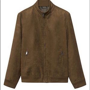 BRAND NEW! Mango Faux-Suede Jacket